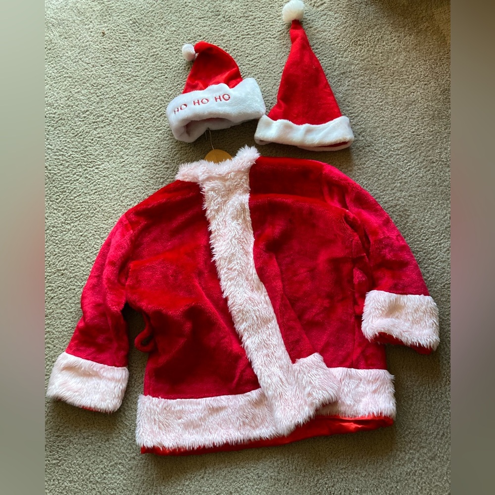 Santa Claus Jacket and Light Up Hat